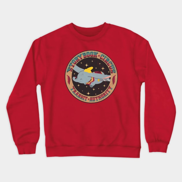 Story Book Circus Transit Authority Crewneck Sweatshirt by DeepDiveThreads